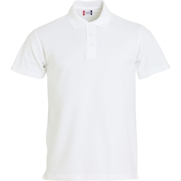Clique Basic Pikétröja för Män 4XL Vit White 4XL