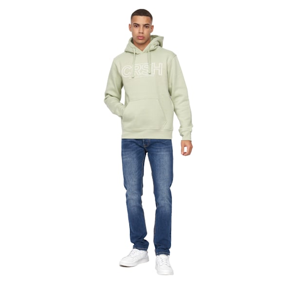 Crosshatch Kendrick Hoodie för män L Sage Sage L