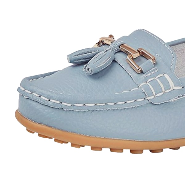 Boulevard Dam/Dam Action Läder Tofs Loafers 5 UK Baby Baby Blue 5 UK