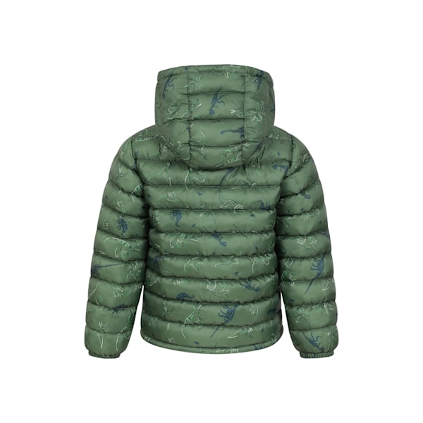 Mountain Warehouse Barn/Barnkläder Säsonger Dinosaurie Vadderad Jacka Khaki Green 3-4 Years