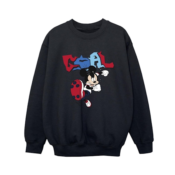 Disney Boys Mickey Mouse Goal Striker Pose Sweatshirt 9-11 År Black 9-11 Years