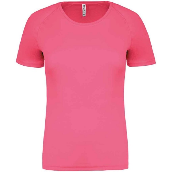 Proact Dam/Dam Performance T-shirt XXL Fluorescerande Rosa Fluorescent Pink XXL