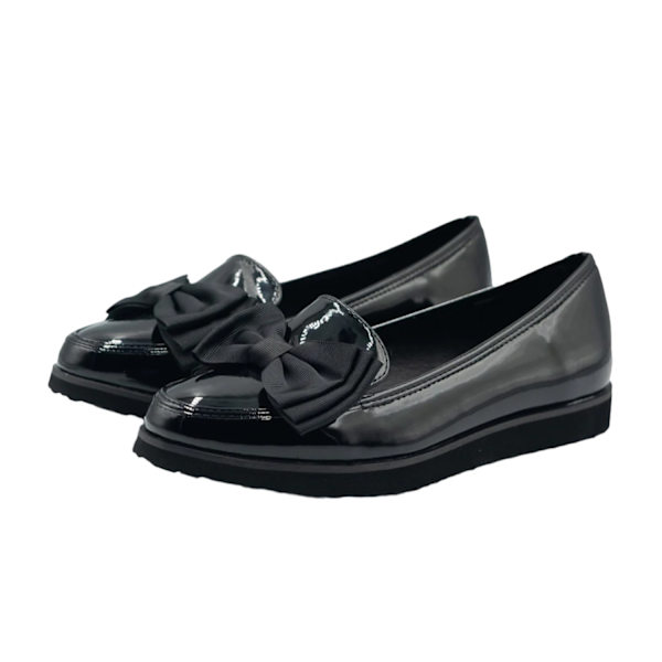 Where's That From Flickor Juliette Slip-on Loafers 1 UK Svart Lack Black Patent 1 UK