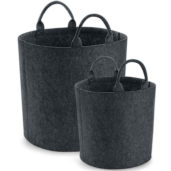 Bagbase Filt Tvättkorg 40cm x 40cm Charcoal Melange Charcoal Melange 40cm x 40cm