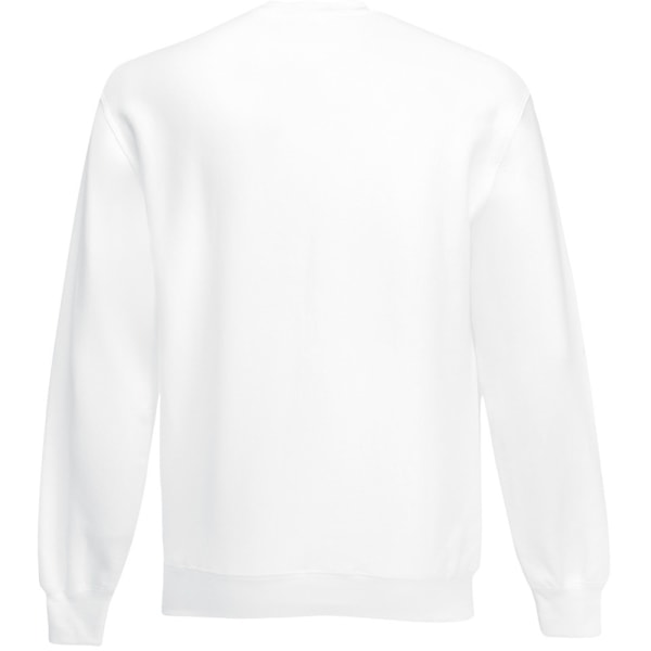 Fruit Of The Loom Herr Set-In Belcoro® Garn Sweatshirt 4XL Vit White 4XL