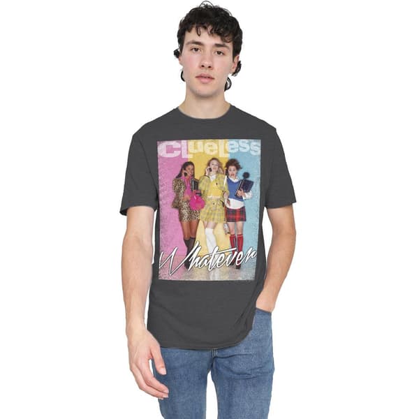 Clueless Unisex Vuxen Whatever T-Shirt M Kolgrå Charcoal M