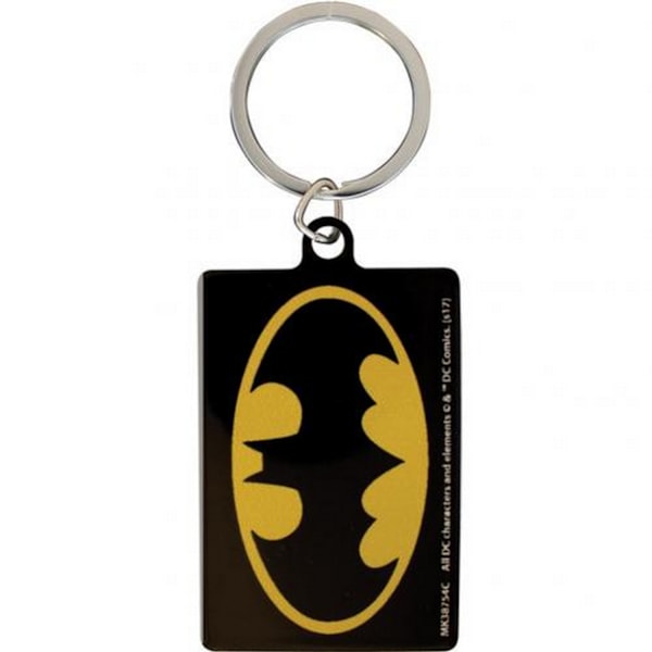 DC Comics Batman Metallnyckelring En Storlek Blå/Grå/Svart/Gul Blue/Grey/Black/Yellow One Size