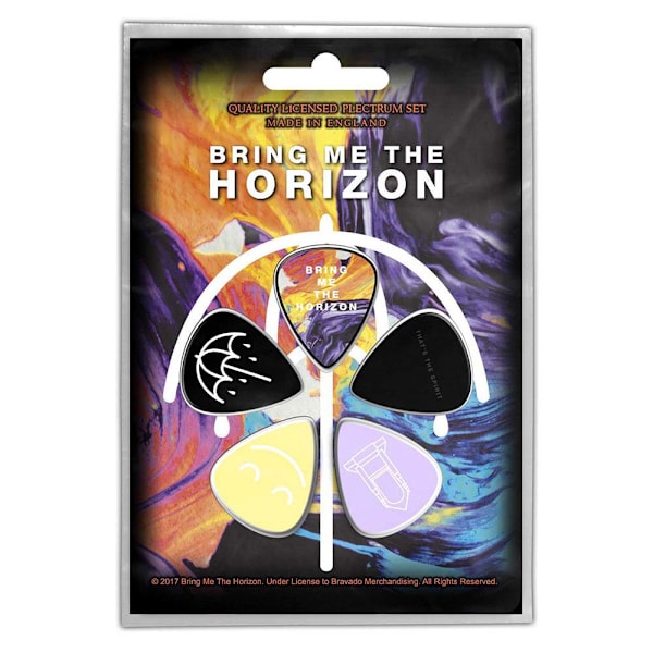 Bring Me The Horizon That's The Spirit Plectrum (5-pack) One Multicoloured One Size