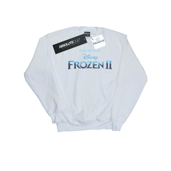 Disney Girls Frozen 2 Movie Logo Sweatshirt 12-13 år Vit White 12-13 Years