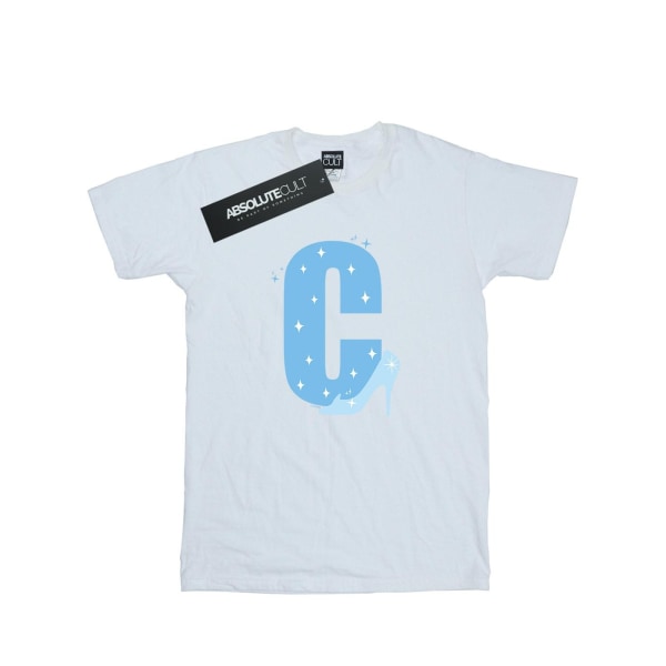 Disney Mens Alphabet C Is For Cinderella T-Shirt 3XL Vit White 3XL
