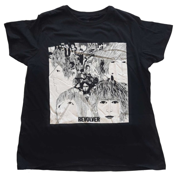 The Beatles Damkläder/Dam Revolver Album Bomull T-shirt M Svart Black M