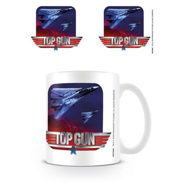 Top Gun Fighter Jets Mug En Storlek Blå/Röd/Vit Blue/Red/White One Size