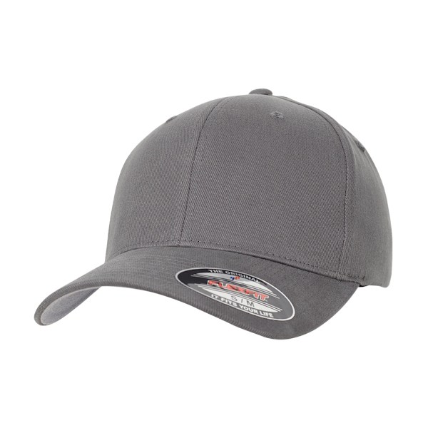 Flexfit Borstad Twill Cap L-XL Grå Grey L-XL