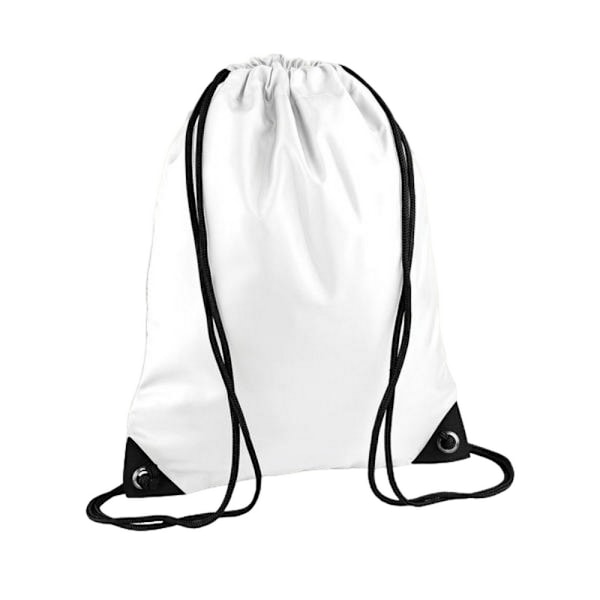 Bagbase Premium Gymsac Vattentät Väska (11 Liter) One Size White One Size
