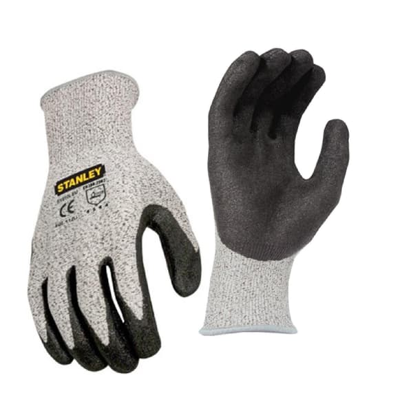 Stanley Level 5 Gripper Glove One Size Grey Grey One Size