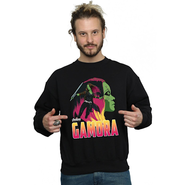 Marvel Herr Avengers Infinity War Gamora Karaktär Sweatshirt X Black XL