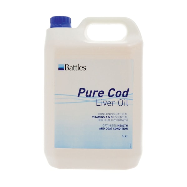 Battles Cod Liver Oil Liquid For Horses 5 liter Kan variera May Vary 5