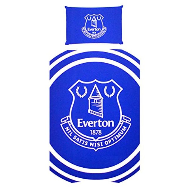 Everton FC Pulse Enkelt påslakan och case Set One Cover Blue One Size