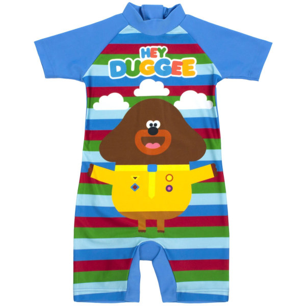 Hey Duggee Barn/Kids Sunsafe One Piece Baddräkt 3-4 år Blue 3-4 Years