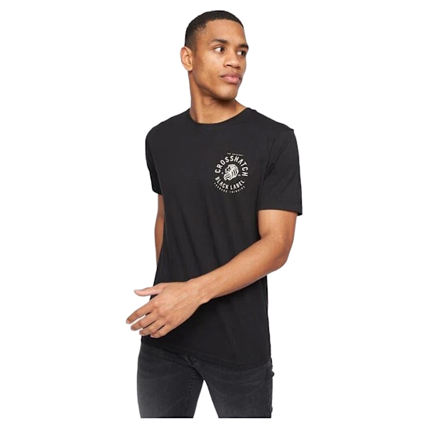 Crosshatch Herr Fermal T-shirt (5-pack) L Flerfärgad Multicoloured L