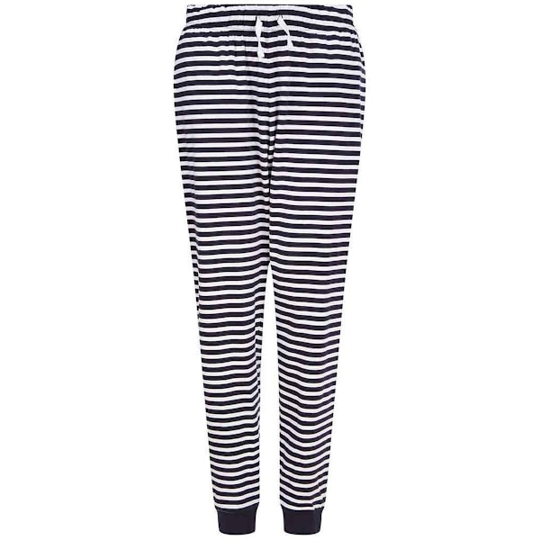 SF Unisex Vuxen Stjärnor Cuffed Lounge Byxor M Marinblå/Vit Randig Navy/White Stripe M