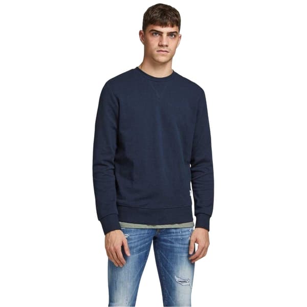 Jack And Jones Herr Basic Sweatshirt XXL Navy Blazer Navy Blazer XXL