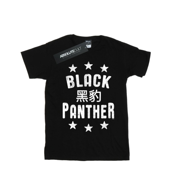 Marvel Girls Black Panther Legends T-shirt i bomull 9-11 år Bl Black 9-11 Years