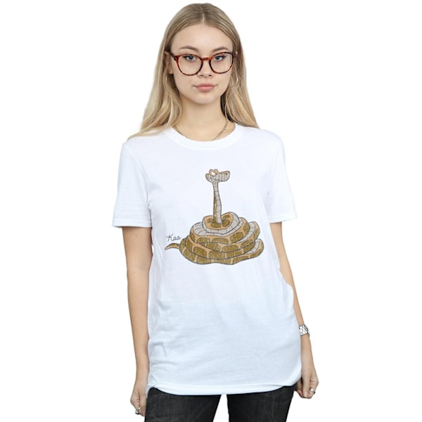 Disney Dam/Kvinnor Djungelboken Klassisk Kaa Bomull Pojkvän White S