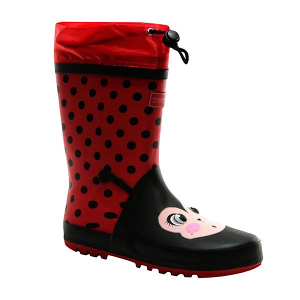 Dare 2B Barn/Barn Mudplay Dinosaurie Wellingtoner 13 UK Barn Red/Black 13 UK Child