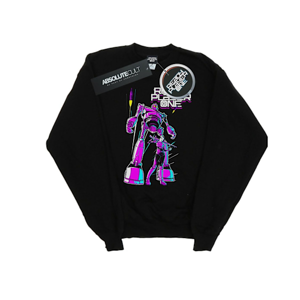 Ready Player One Boys Iron Giant And Art3mis Sweatshirt 7-8 Yea Black 7-8 Years