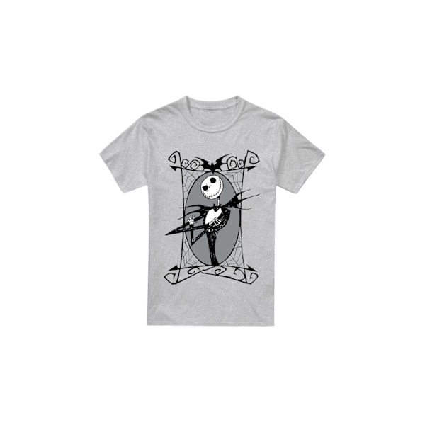 The Nightmare Before Christmas Herr Jack Skellington Ram T-Shirt Sport Heather M