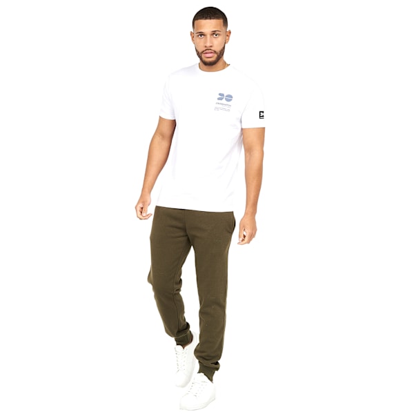 Crosshatch Mayview Joggingbyxor för män L Mörk oliv Dark Olive L