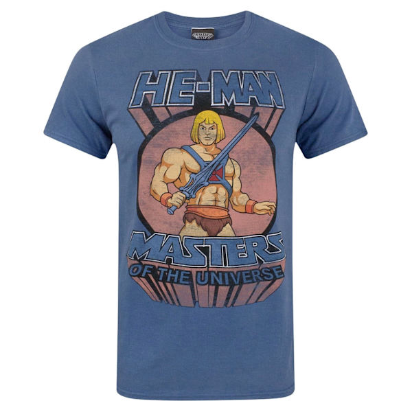 He-Man Herr Masters Of The Universe T-Shirt S Blå Blue S