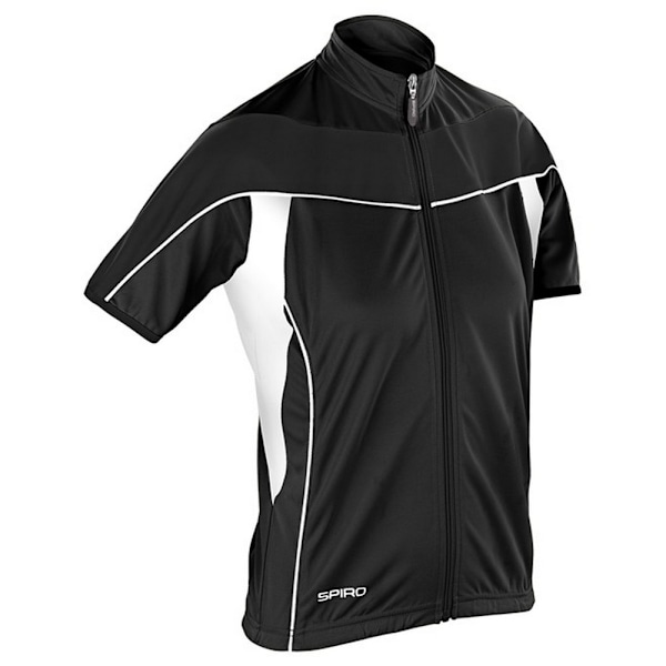 Spiro Dam/Damcykel Jersey 12 UK Svart/Vit Black/White 12 UK