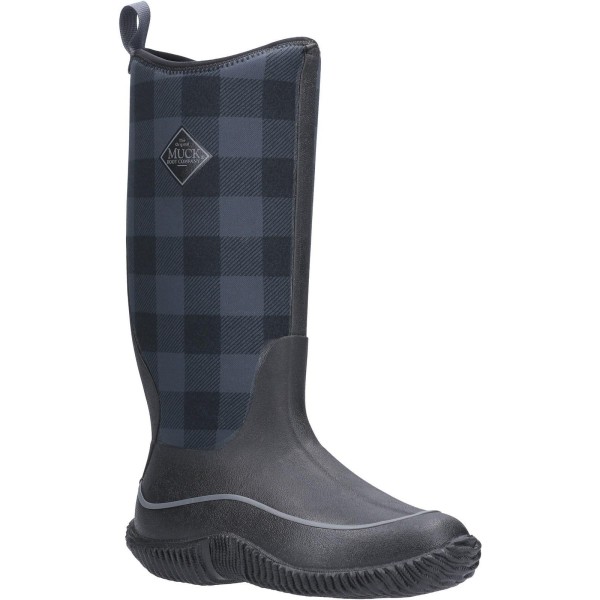 Muck Boots Womens/Ladies Hale Wellington Boot 8 UK Black/Grey P Black/Grey Plaid 8 UK