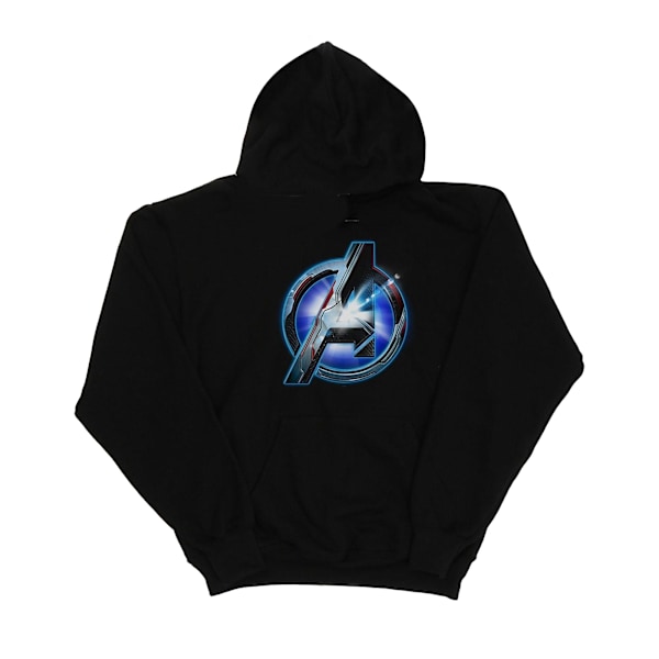 Marvel Pojkar Avengers Endgame Självlysande Logotyp Hoodie 12-13 År Sv Black 12-13 Years