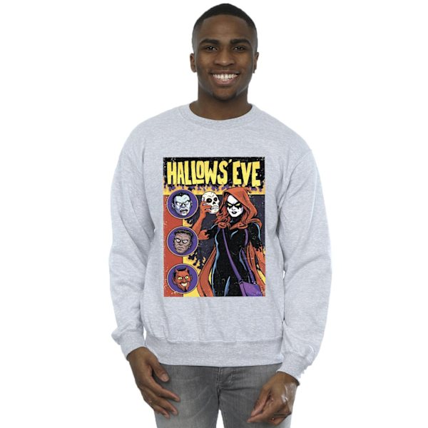 Marvel Hallows Eve Comic Cover Sweatshirt XL Sports Grey för män Sports Grey XL