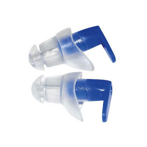 SwimTech simning öronproppar One Size Blå/Klar Blue/Clear One Size