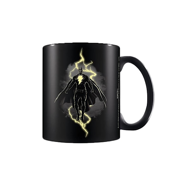 Black Adam Lightning Mug One Size Svart Black One Size