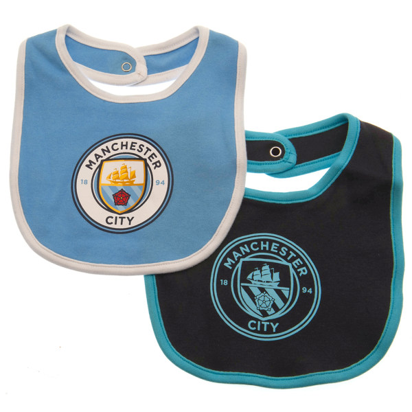 Manchester City FC baby (paket med 2) One Size Flerfärgad Multicoloured One Size