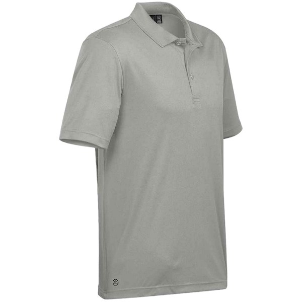 Stormtech Mens Eclipse H2X Dri Piqu Polo M Cool Silver Cool Silver M