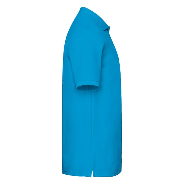 Fruit Of The Loom Premium Herr Kortärmad Polotröja 3XL Azur Azure Blue 3XL