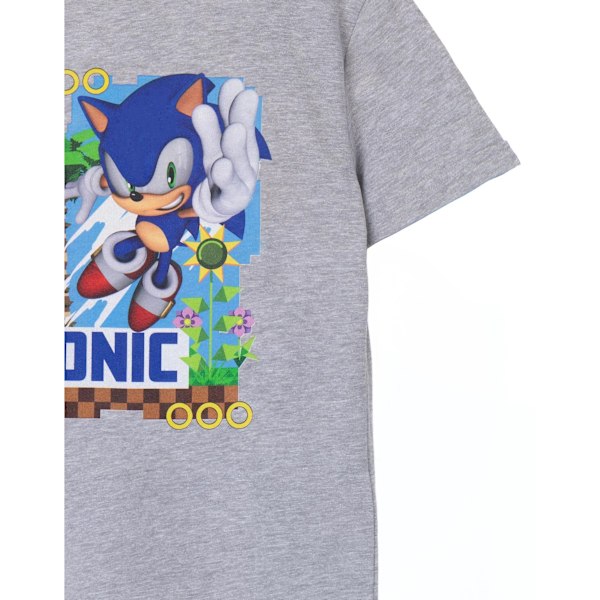 Sonic The Hedgehog Barn/Barn Sonic T-shirt 3-4 år Grå Grey Marl 3-4 Years