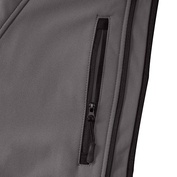 Russell Herr 3-lagers Soft Shell Gilet Jacka 2XL Titanium Titanium 2XL
