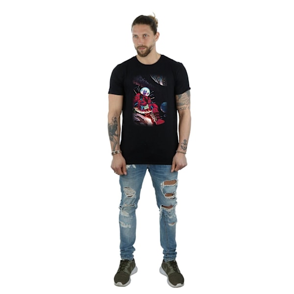 Marvel Deadpool Astronaut T-shirt XL Svart Black XL