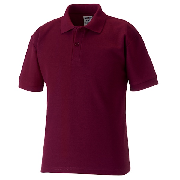 Jerzees Schoolgear Barn 65/35 Pique Poloskjorta 5-6 Bourgogne Burgundy 5-6