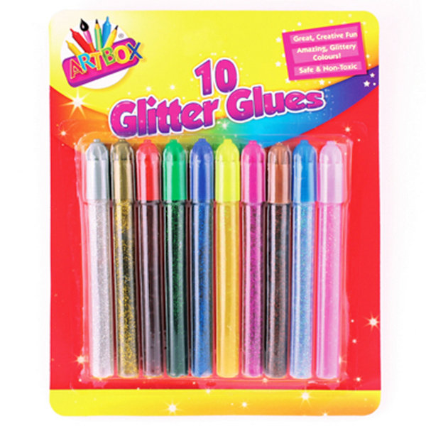 ArtBox 10 Glitter Limstift Pennor En Storlek Flerfärgad Multicoloured One Size