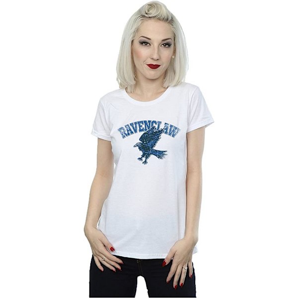 Harry Potter Dam/Kvinnor Ravenclaw Bomull T-shirt L Vit White L