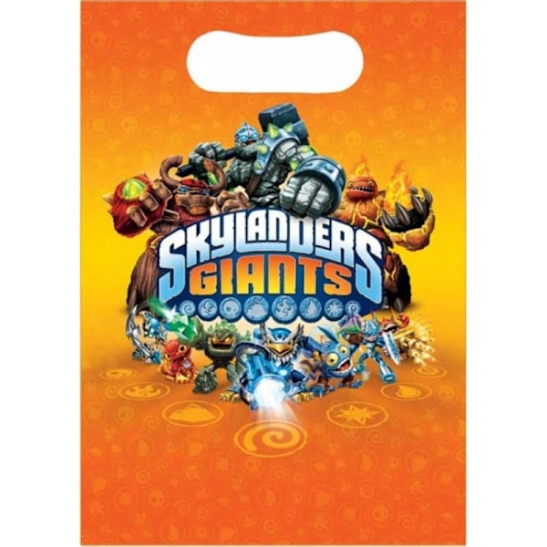 Skylanders: Giants karaktärsfestpåsar (8-pack) One Size O Orange/Multicoloured One Size