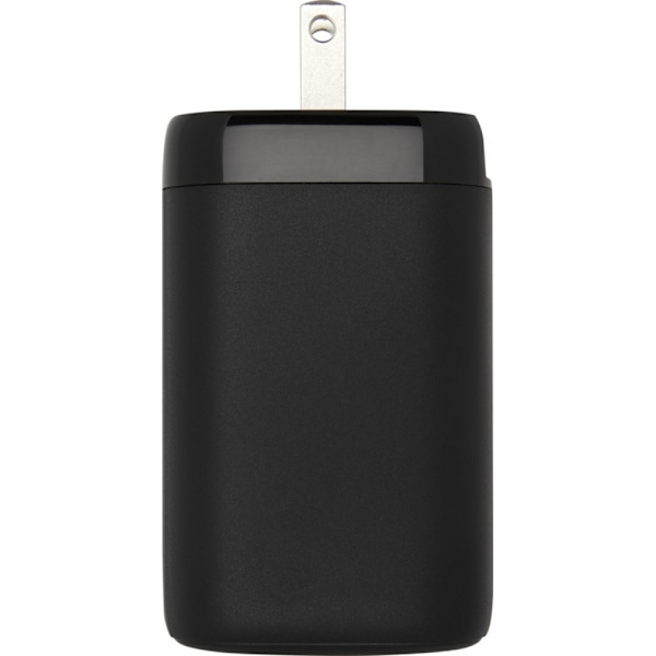 Adapt Recycled Plastic Travel Charger One Size Black Black One Size